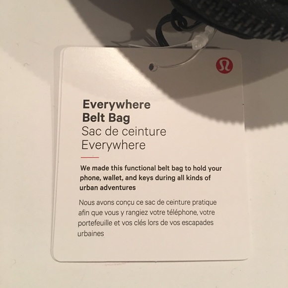 New lululemon everywhere belt bag black nylon - Picture 5 of 6
